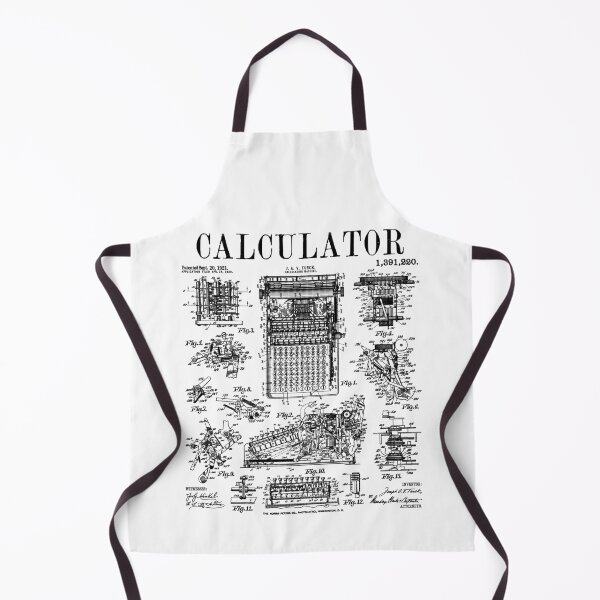 Item preview, Calculator Accountant CPA Math Teacher Funny Vintage Patent designed and sold by GrandeDuc.