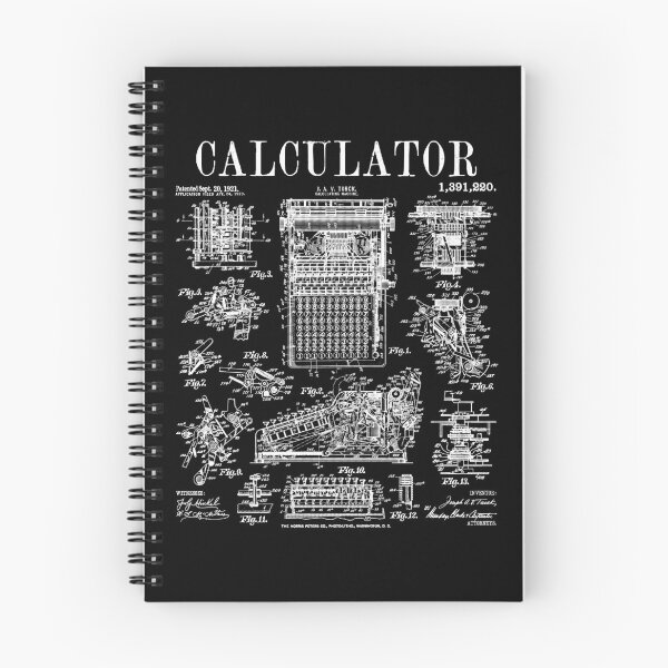 Item preview, Calculator Accountant CPA Math Teacher Funny Vintage Patent designed and sold by GrandeDuc.