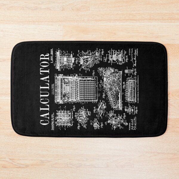 Item preview, Calculator Accountant CPA Math Teacher Funny Vintage Patent designed and sold by GrandeDuc.