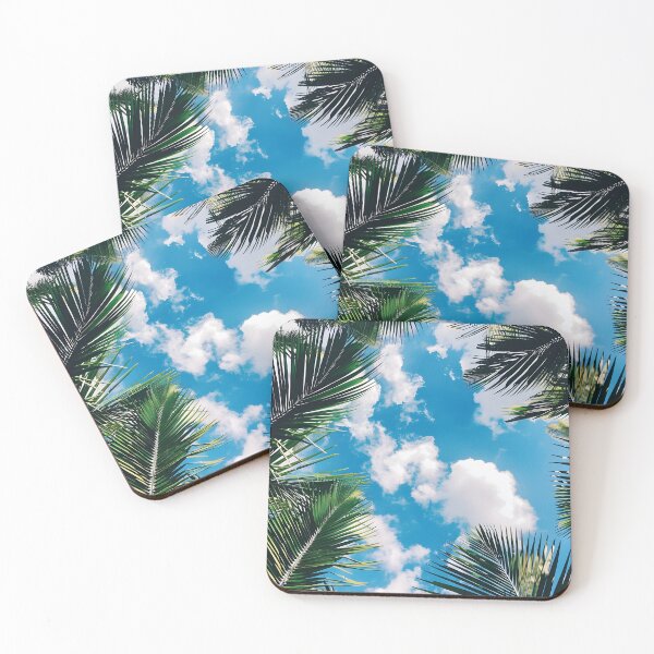 Item preview, Vista tropical del cielo azul y palmeras. designed and sold by dcrc.
