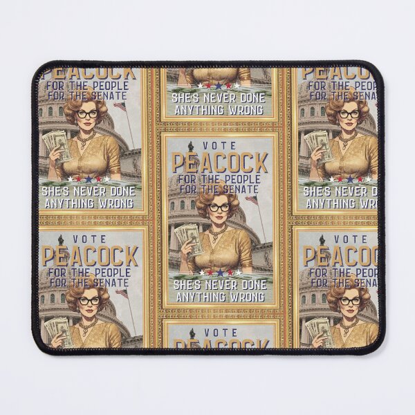 Item preview, Vote for Mrs Peacock! designed and sold by thecompassrose.