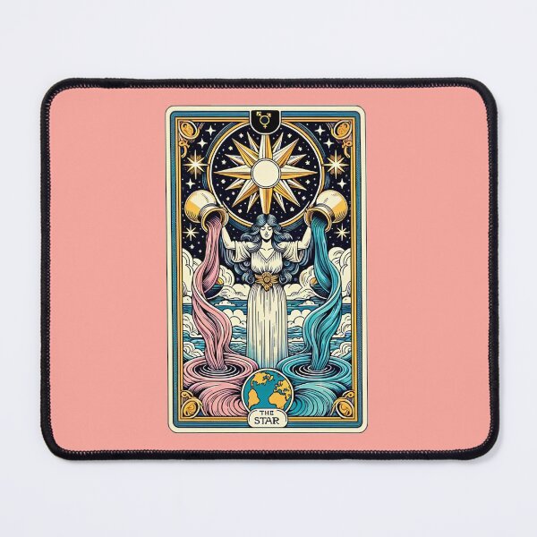 Item preview, The start Tarot Card: Transgender Pride Edition designed and sold by PrideDownUnder.