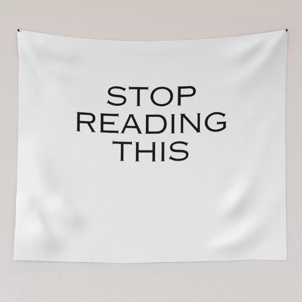 Item preview, Stop reading this shy and silly request designed and sold by DudzDesignz.