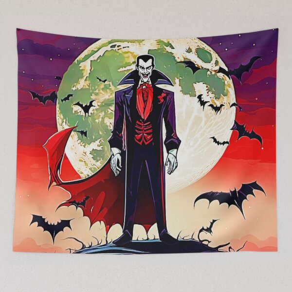 Item preview, Dracula Cartoon Tribute 1 Walls Of Fame Aust designed and sold by WallsOfFameAust.