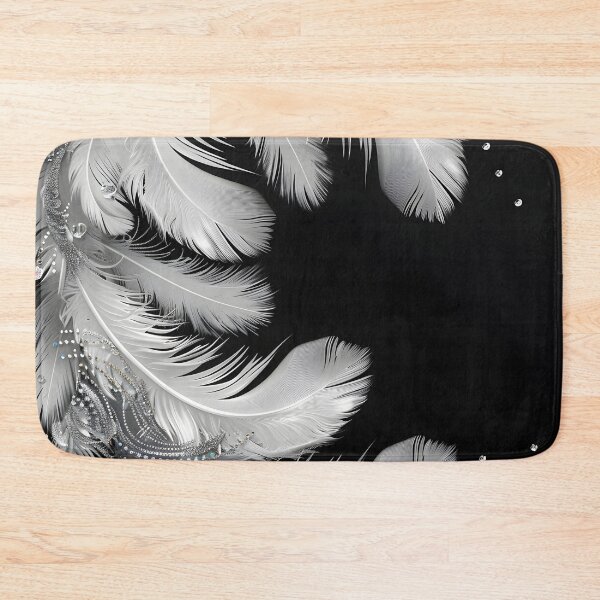 Item preview, Feather and pearl background arrangement designed and sold by dcrc.