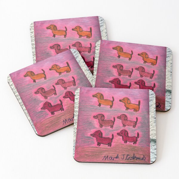 Item preview, Six Duchhounds Three Different Brown Colours  designed and sold by PodmenikArt.