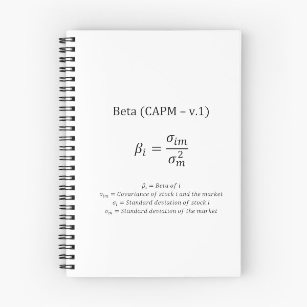 Item preview, Beta Equation (CAPM – v.1) with description designed and sold by moneyneedly.