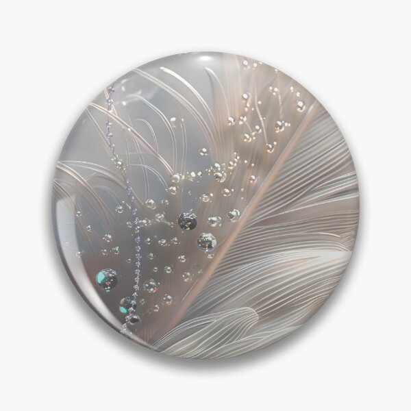 Item preview, feather and pearl background arrangement designed and sold by dcrc.