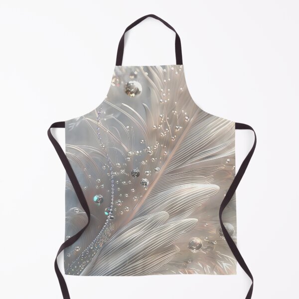 Item preview, feather and pearl background arrangement designed and sold by dcrc.