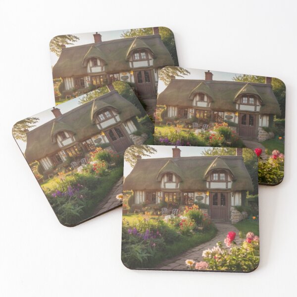 Item preview, English Cottage in the Enchanted Garden Retreat designed and sold by BlareBlare.