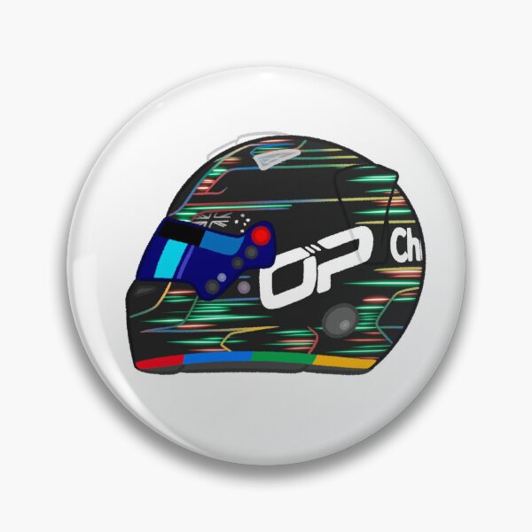 Item preview, Oscar Piastri 2023 Las Vegas Helmet  designed and sold by OriDraws.