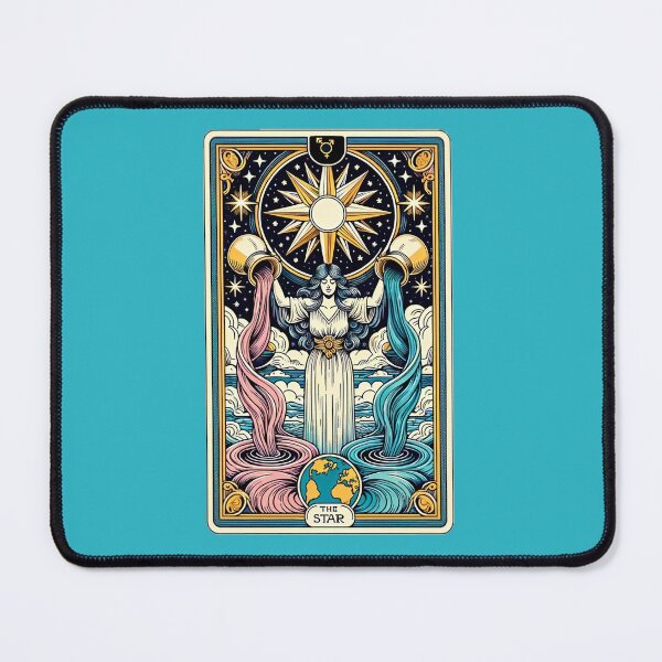 Item preview, The start Tarot Card: Transgender Pride Edition designed and sold by PrideDownUnder.