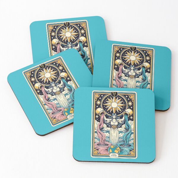 Item preview, The start Tarot Card: Transgender Pride Edition designed and sold by PrideDownUnder.