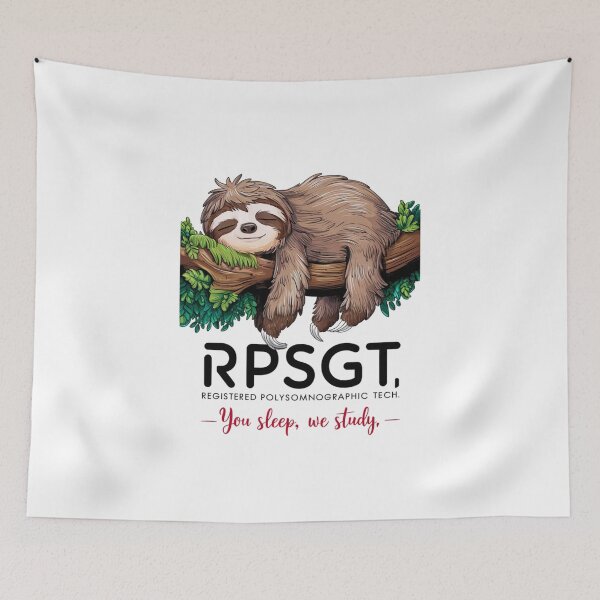 Item preview, RPSGT Registered Polysomnographic Tech, You Sleep We Study designed and sold by Peter Stawicki.