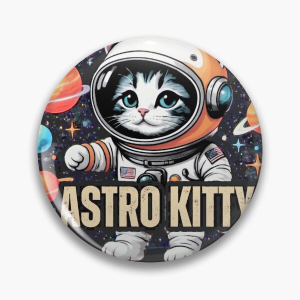 Item preview, Astro Kitty: Adorable Space Explorer designed and sold by Sanctum Icons.