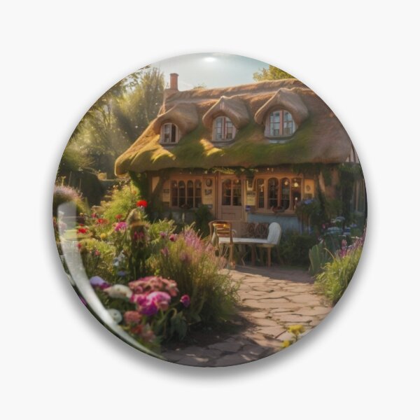 Item preview, Enchanted Garden Haven with English Cottage designed and sold by BlareBlare.