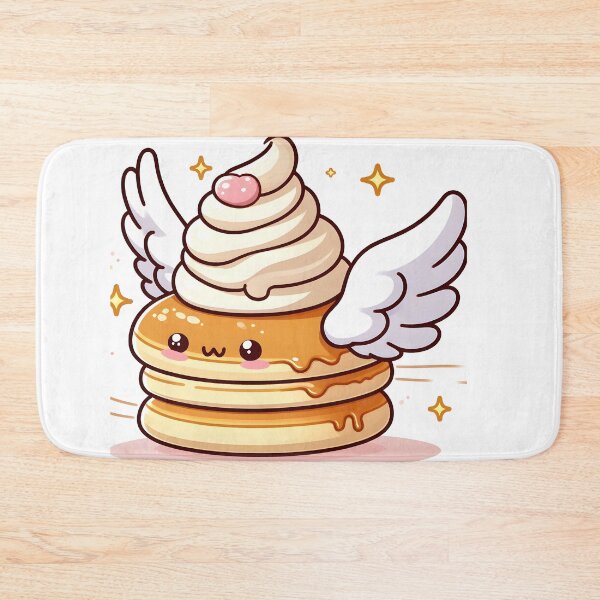 Item preview, Kawaii Pancake With Whipped Cream Wings designed and sold by CanvasCutie.