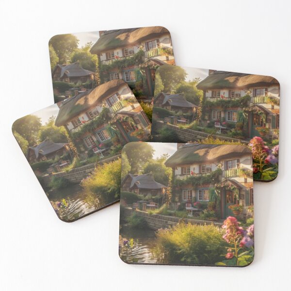 Item preview, English Cottage Bliss in the Enchanted Garden designed and sold by BlareBlare.