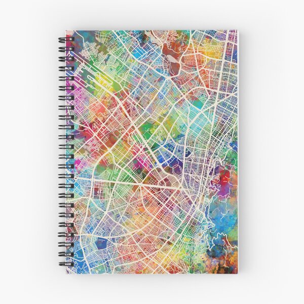 Item preview, Bogota Colombia City Map designed and sold by ArtPrints.