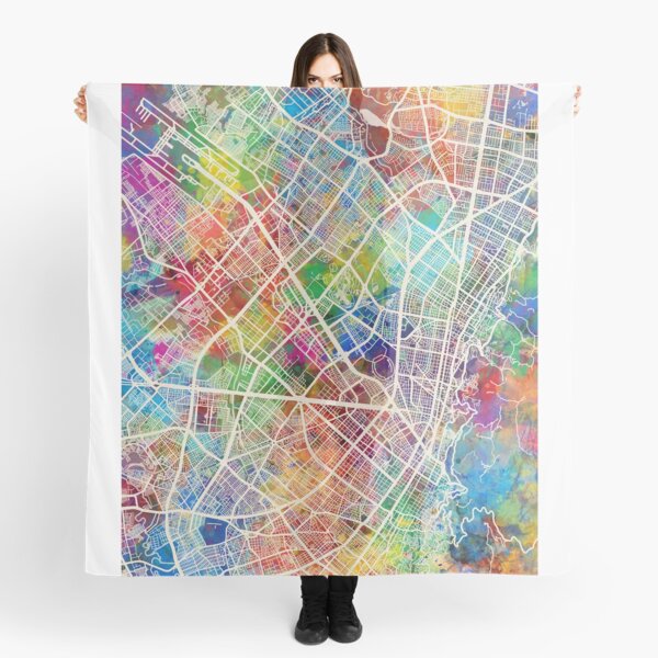 Item preview, Bogota Colombia City Map designed and sold by ArtPrints.