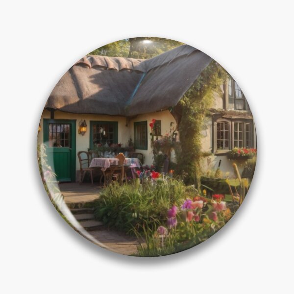 Item preview, Sunlit English Cottage in the Enchanted Garden designed and sold by BlareBlare.