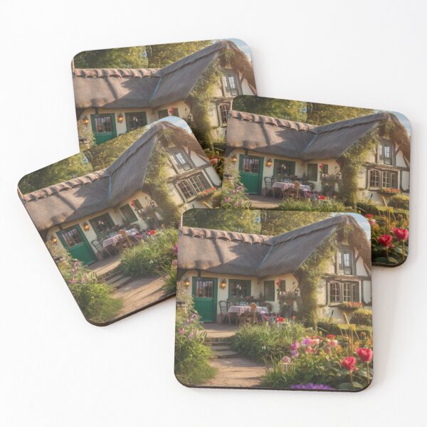 Item preview, Sunlit English Cottage in the Enchanted Garden designed and sold by BlareBlare.