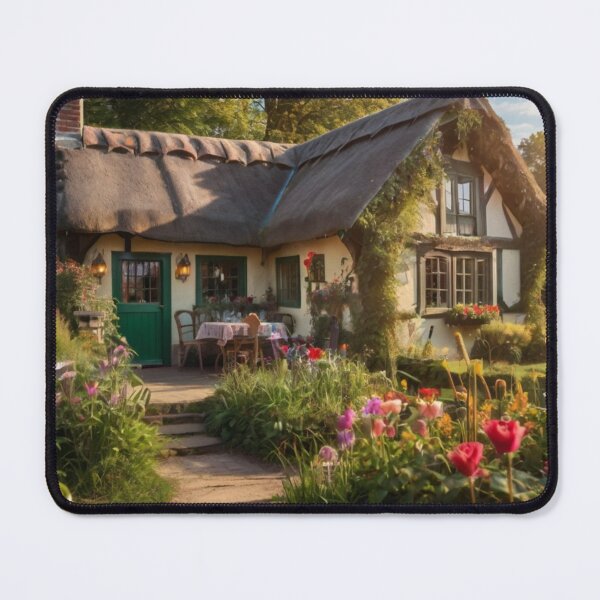 Item preview, Sunlit English Cottage in the Enchanted Garden designed and sold by BlareBlare.
