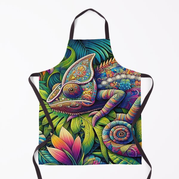 Item preview, a chameleon with colorful patterns designed and sold by bernhagen.