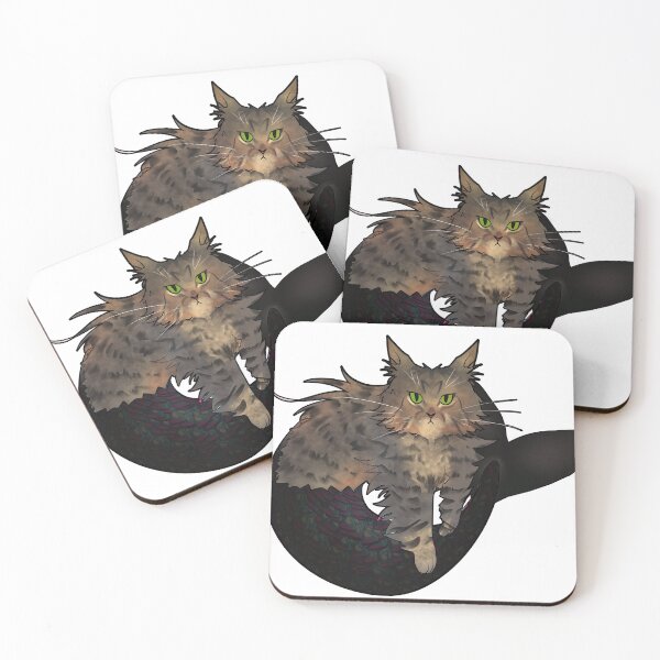 Item preview, Maine Coon mercat  designed and sold by CarolRiverArt.