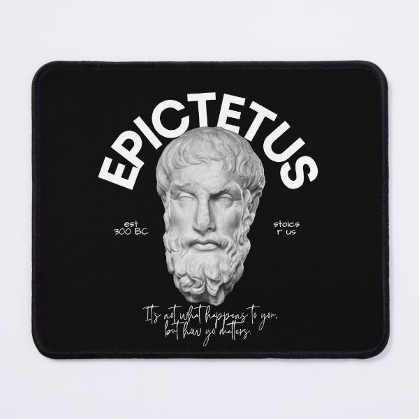 Item preview, Stoic: It's not what happens to you, but how you react to it matters. Quote by Epictetus designed and sold by marboywonderboy.