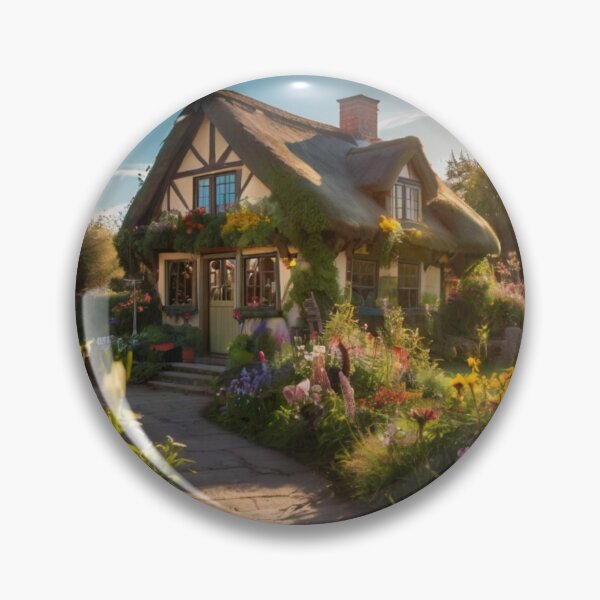 Item preview, Sunny Day Splendor with English Cottage in the Enchanted Garden designed and sold by BlareBlare.