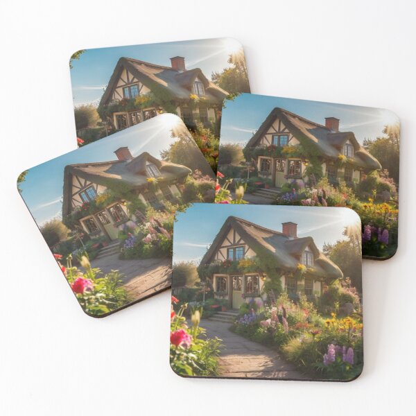 Item preview, Sunny Day Splendor with English Cottage in the Enchanted Garden designed and sold by BlareBlare.