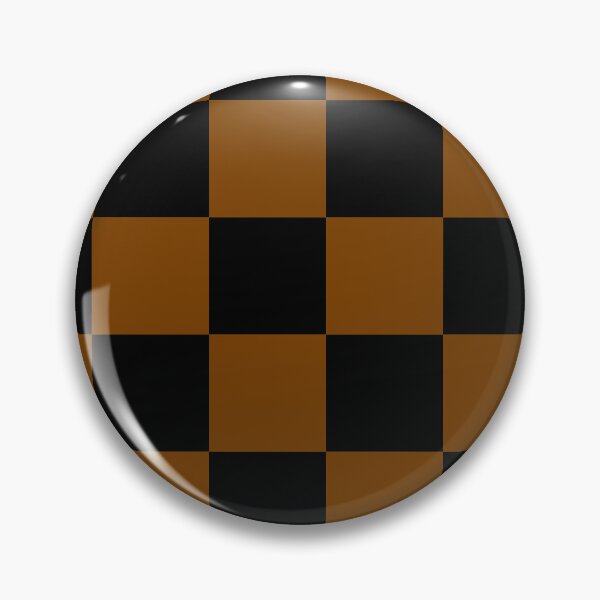 Item preview, Large Checkered - Black and Chocolate Brown designed and sold by JustPatterns2.