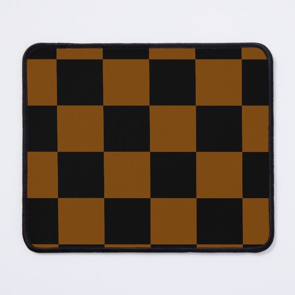 Item preview, Large Checkered - Black and Chocolate Brown designed and sold by JustPatterns2.