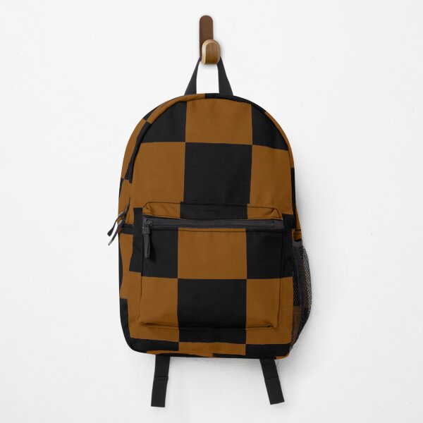 Item preview, Large Checkered - Black and Chocolate Brown designed and sold by JustPatterns2.