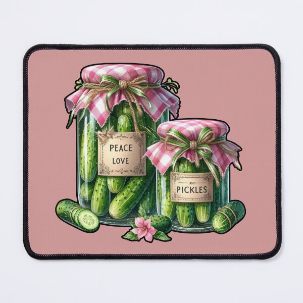 Item preview, Peace, Love, and Pickles Jars of Pickles  designed and sold by AlienOccupation.