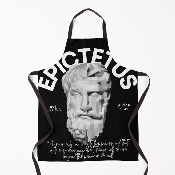 Item preview, Stoic: There is only one way to happiness and that is to cease worrying about things which are beyond the power or our will. Quote by Epictetus designed and sold by marboywonderboy.