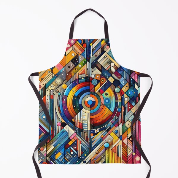 Item preview, a colorful geometric pattern with circles, nested designed and sold by bernhagen.