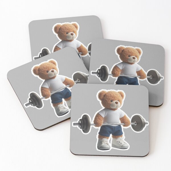 Artikelvorschau, TEDDY BEAR WEIGHTLIFTING entworfen und verkauft von Goldenshop2.
