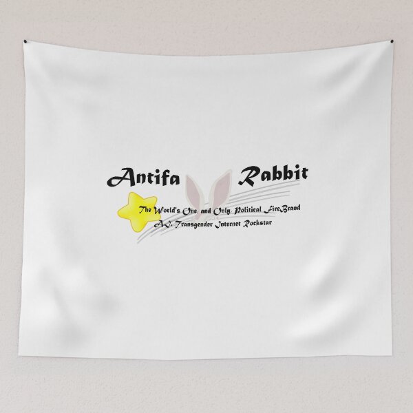 Item preview, Antifa Rabbit, the World's One and Only designed and sold by RockyBear64.