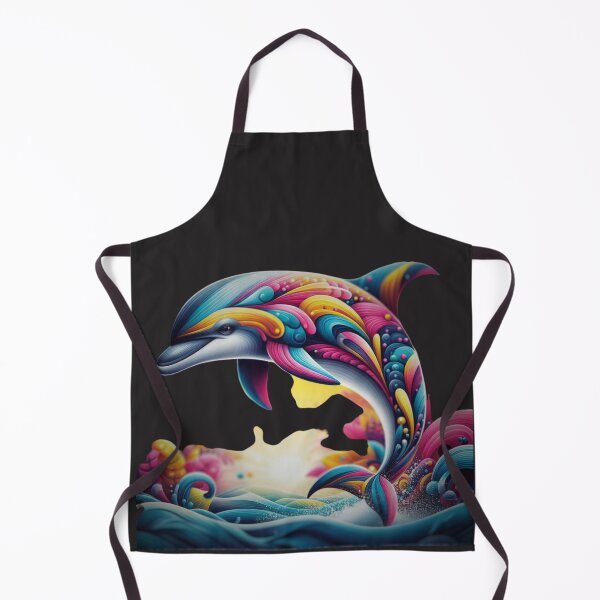Item preview, Dolphins jumping happily designed and sold by FantasyPearl.
