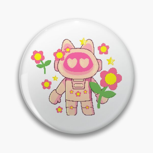 Item preview, Peach Robot Cat Pixel Style designed and sold by Laongdao.