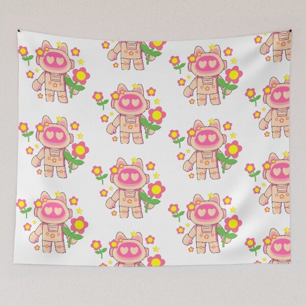 Item preview, Peach Robot Cat Pixel Style designed and sold by Laongdao.