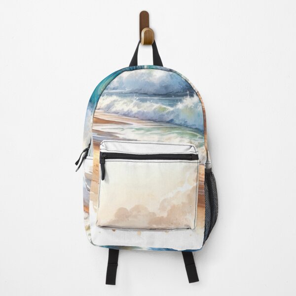 Item preview, Powerful waves breaking on a calm beach designed and sold by cj-digital.