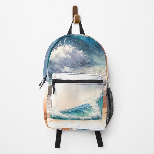 Item preview, Dynamic waves on an abstract beach designed and sold by cj-digital.