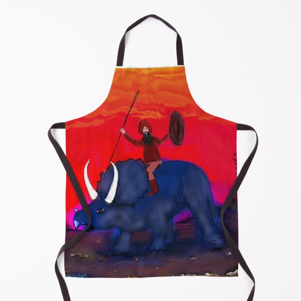 Item preview, Daily ride down to the shop on my Triceratops Horse designed and sold by EJCairns.