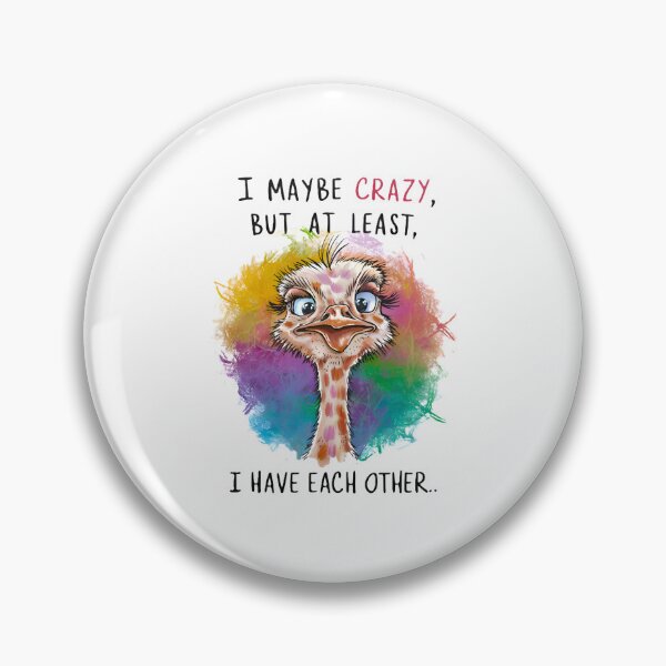 Item preview, Silly Ostrich, Funnyfits70, Silly, Humor, Funny, Wildlife, Animal, Quirky, Identity, Self, Reflection designed and sold by FunnyFits70.