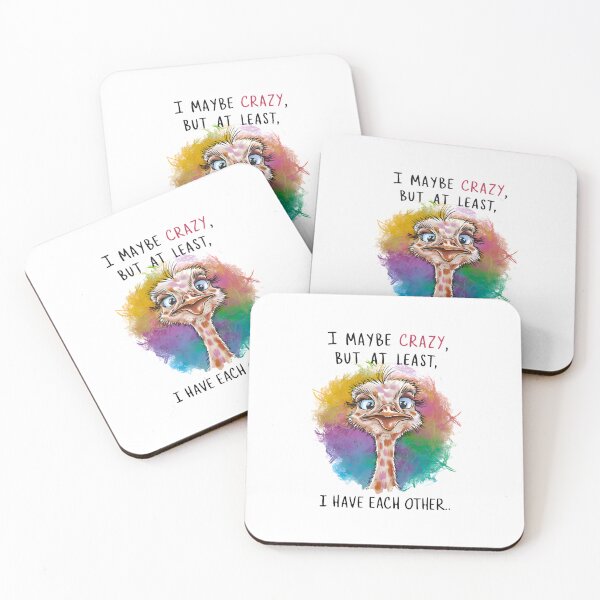 Item preview, Silly Ostrich, Funnyfits70, Silly, Humor, Funny, Wildlife, Animal, Quirky, Identity, Self, Reflection designed and sold by FunnyFits70.