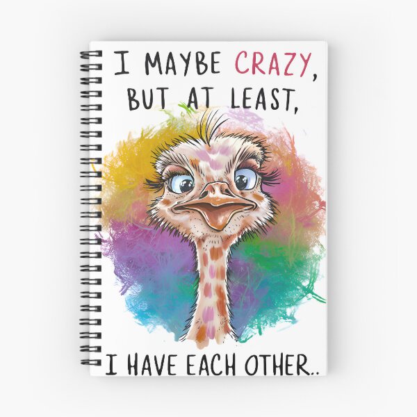 Item preview, Silly Ostrich, Funnyfits70, Silly, Humor, Funny, Wildlife, Animal, Quirky, Identity, Self, Reflection designed and sold by FunnyFits70.