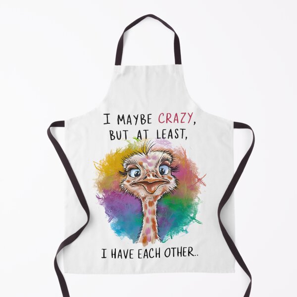 Item preview, Silly Ostrich, Funnyfits70, Silly, Humor, Funny, Wildlife, Animal, Quirky, Identity, Self, Reflection designed and sold by FunnyFits70.